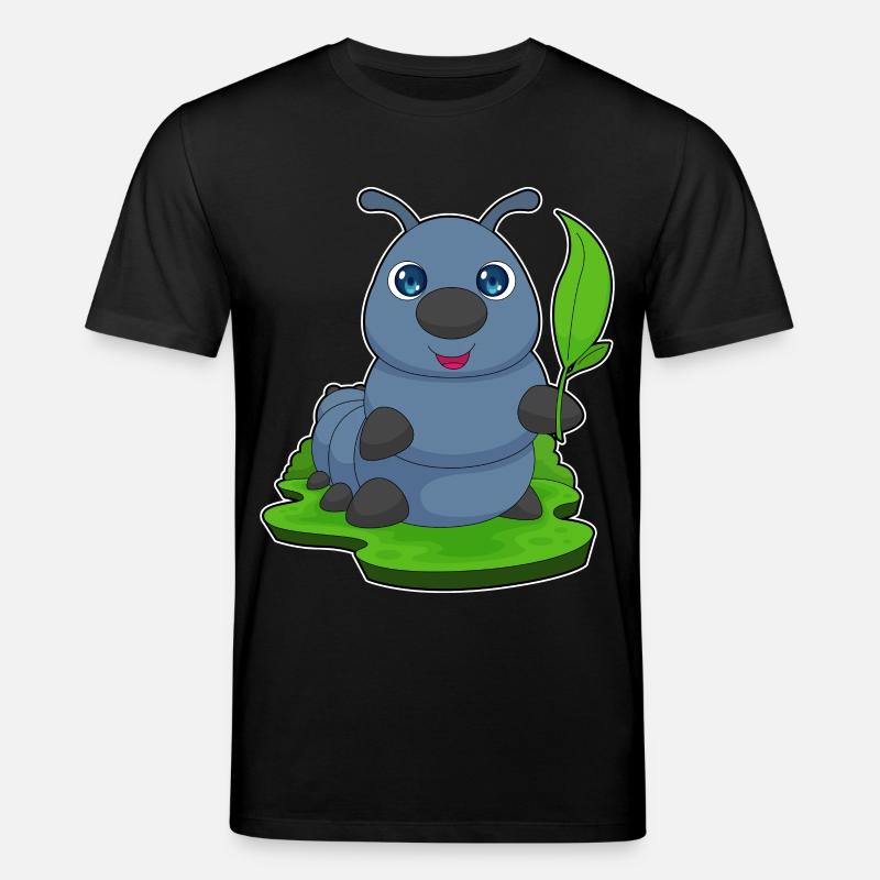 Raupe Blatt - Stanley/Stella Unisex Bio-T-Shirt CREATOR  - Schwarz