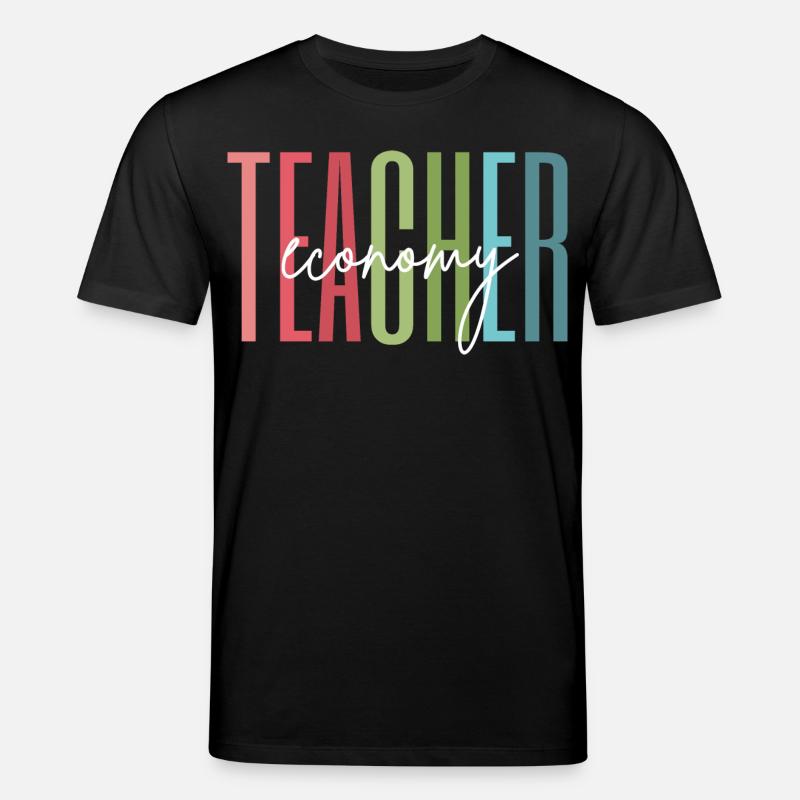 Wirtschaft Lehrerin Schule Lehren Geschenk - Stanley/Stella Unisex Bio-T-Shirt CREATOR  - Schwarz