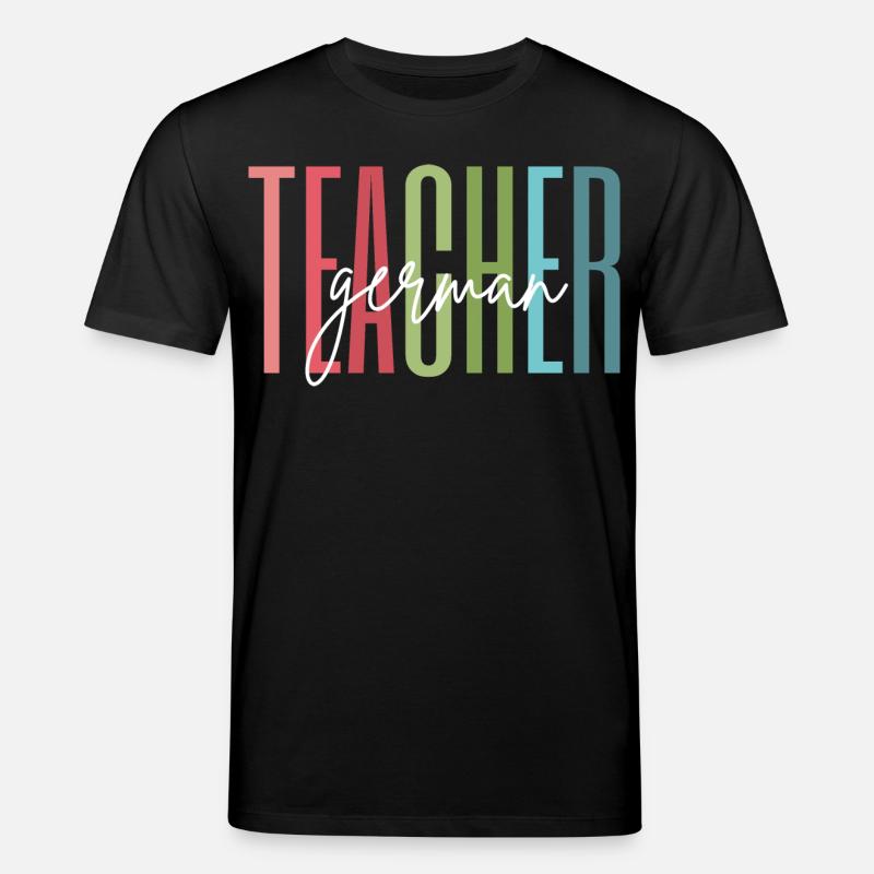 Deutsch Lehrerin Schule Geschenk - Stanley/Stella Unisex Bio-T-Shirt CREATOR  - Schwarz
