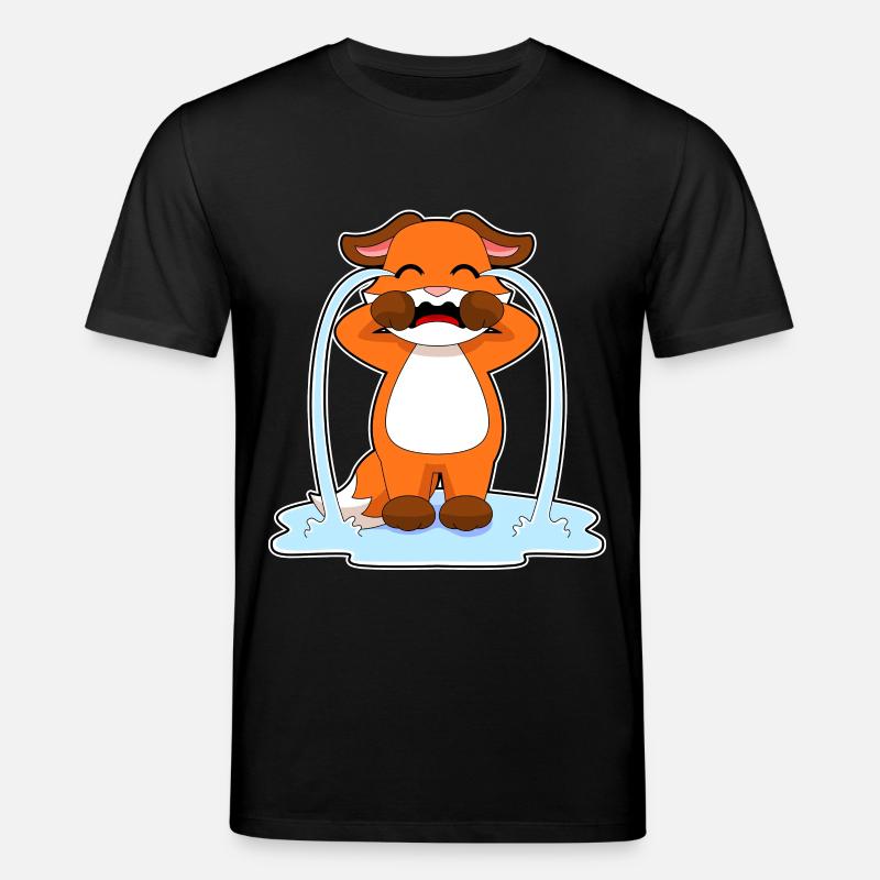 Fuchs weint - Stanley/Stella Unisex Bio-T-Shirt CREATOR - Schwarz