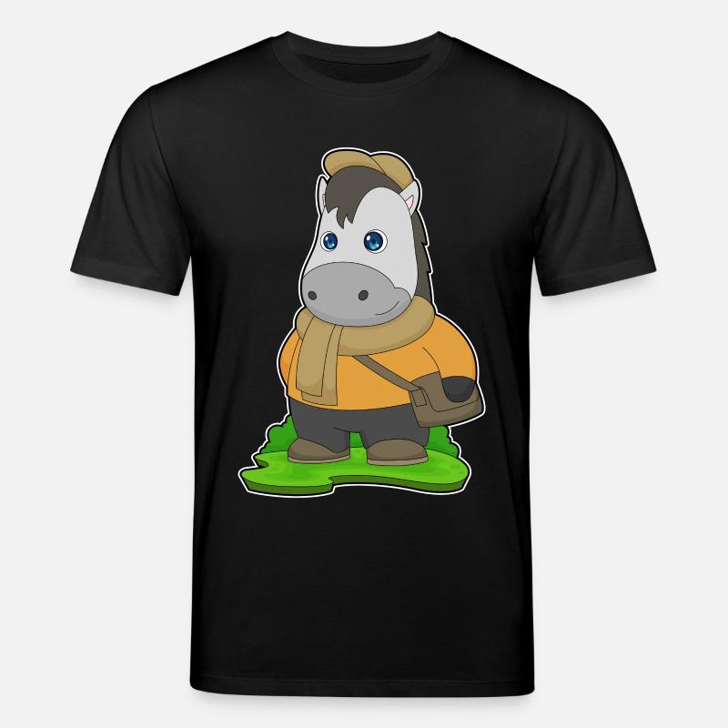 Sac à main cheval - T-shirt bio CREATOR Stanley/Stella Unisexe - noir