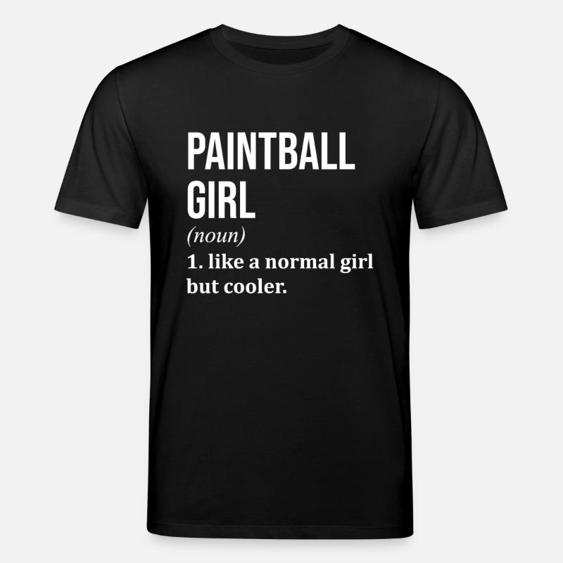Paintball - Stanley/Stella Unisex Bio-T-Shirt CREATOR  - Schwarz