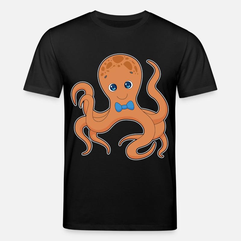 Krake Fliege - Stanley/Stella Unisex Bio-T-Shirt CREATOR - Schwarz