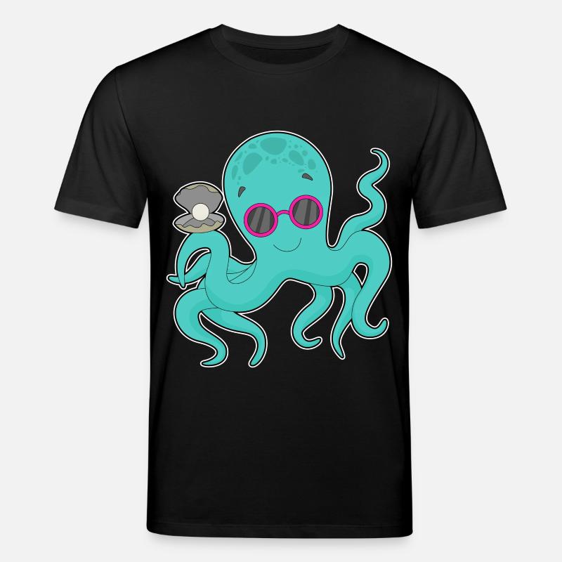 Octopus Bead - Stanley/Stella CREATOR Unisex Organic T-Shirt - black