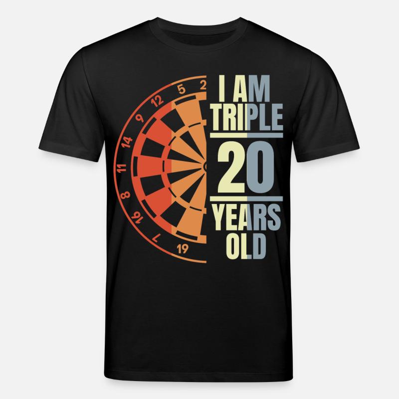 Fléchettes Papi - T-shirt bio CREATOR Stanley/Stella Unisexe - noir