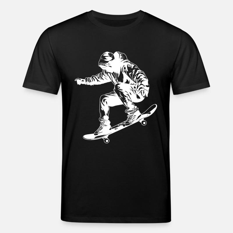 Graphismes de skateboard - T-shirt bio CREATOR Stanley/Stella Unisexe - noir