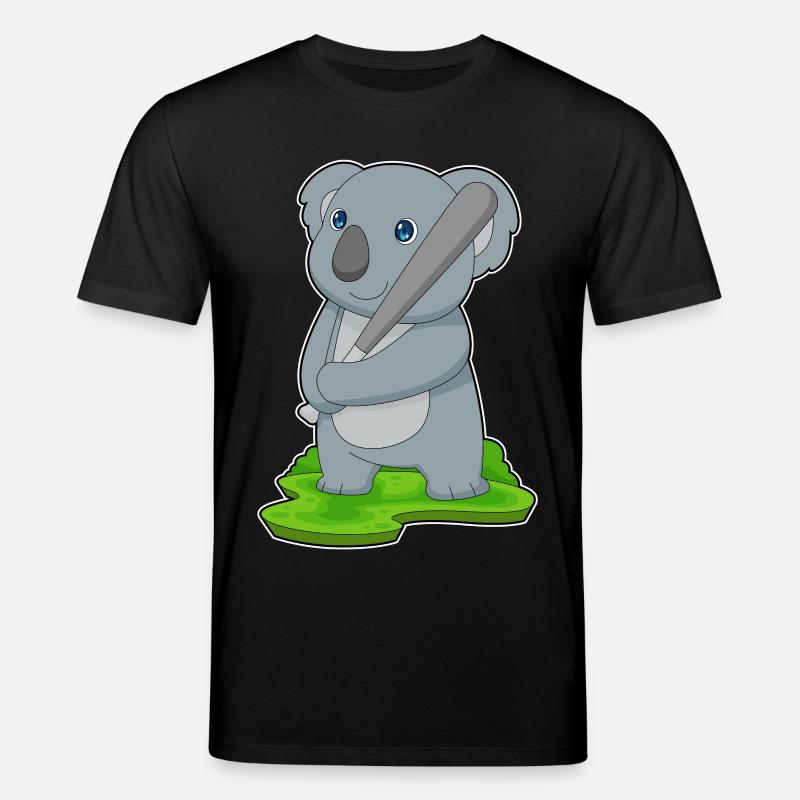 Koala Baseball Batte de Baseball - T-shirt bio CREATOR Stanley/Stella Unisexe - noir