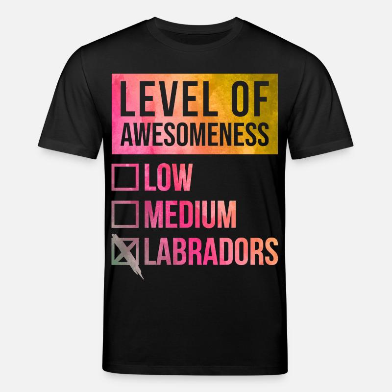 Labrador - Stanley/Stella Unisex Bio-T-Shirt CREATOR  - Schwarz