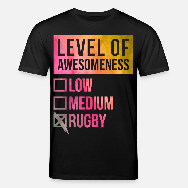 Rugby - Stanley/Stella CREATOR Unisex Organic T-Shirt - black