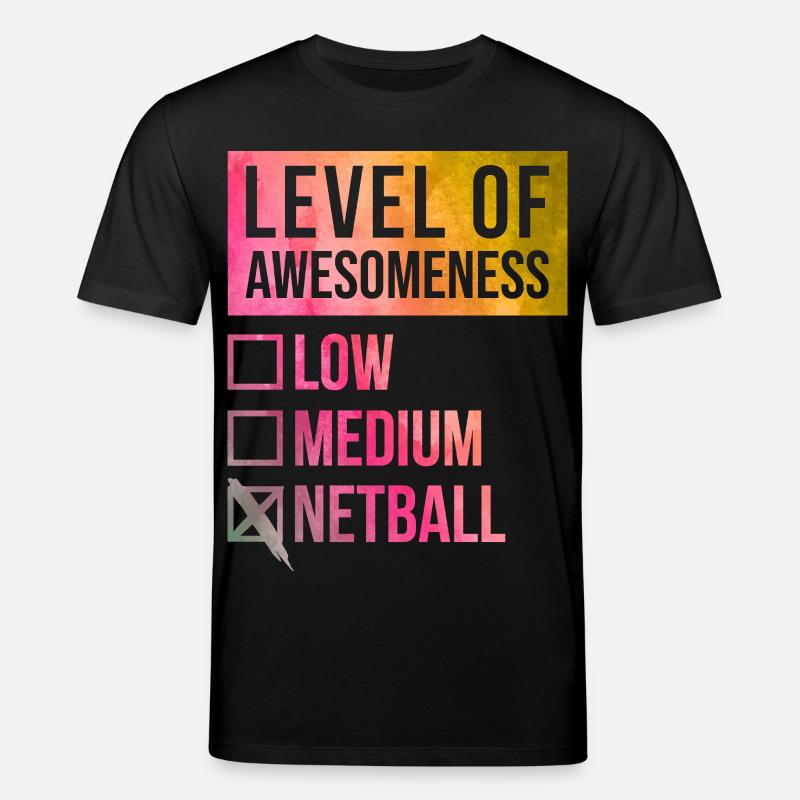 Netball - T-shirt bio CREATOR Stanley/Stella Unisexe - noir