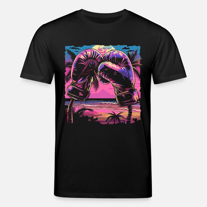 Boxhandschuhe Retrowave - Stanley/Stella Unisex Bio-T-Shirt CREATOR  - Schwarz