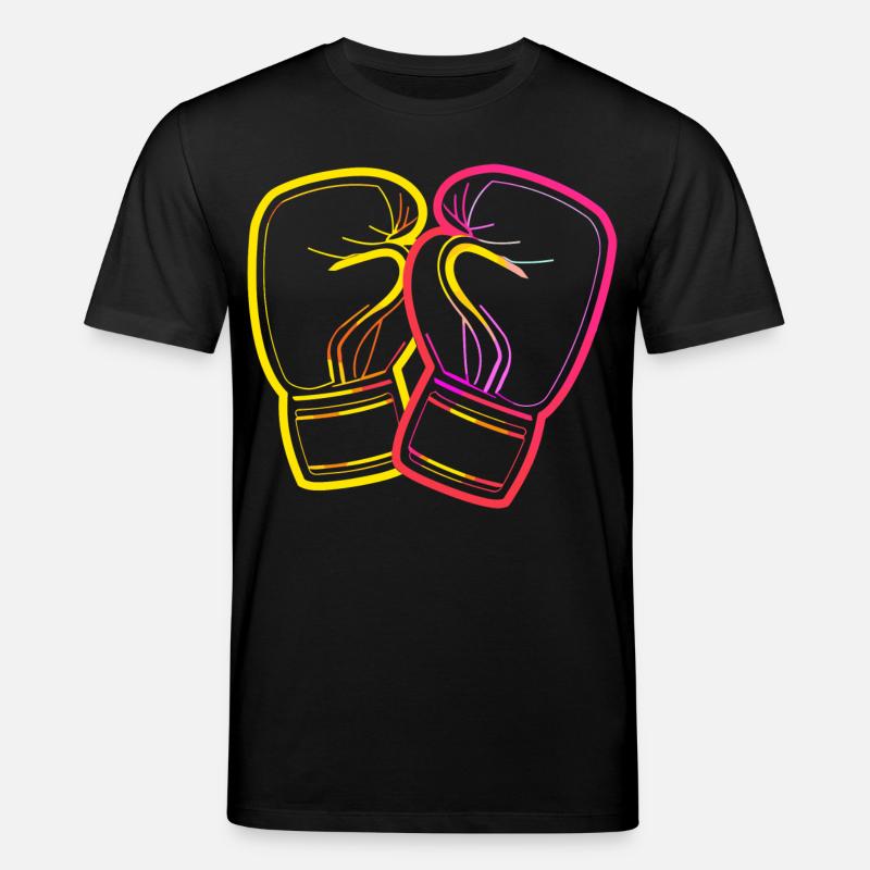 Dessin de gants de boxe - T-shirt bio CREATOR Stanley/Stella Unisexe - noir