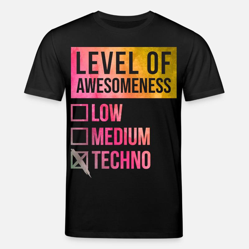 techno - T-shirt bio CREATOR Stanley/Stella Unisexe - noir