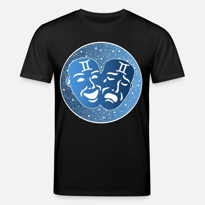 Zwillinge Sternzeichen - Stanley/Stella Unisex Bio-T-Shirt CREATOR  - Schwarz