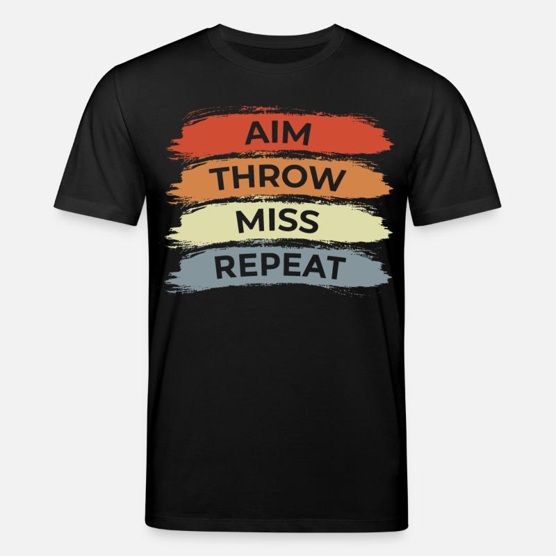 Viser Lancer Manquer Répéter - T-shirt bio CREATOR Stanley/Stella Unisexe - noir