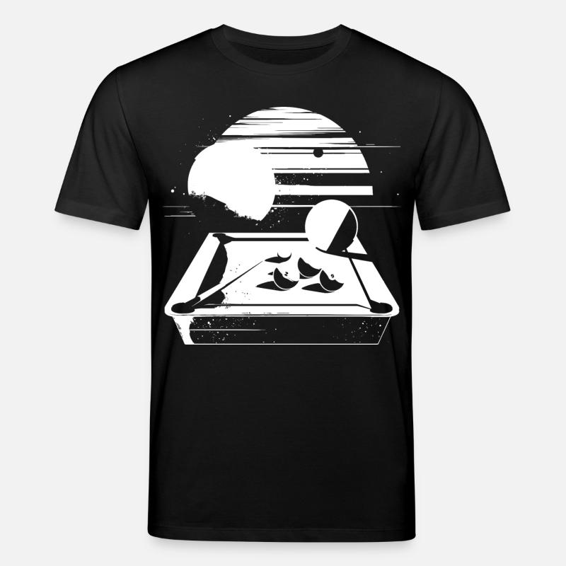 Graphismes de billard - T-shirt bio CREATOR Stanley/Stella Unisexe - noir