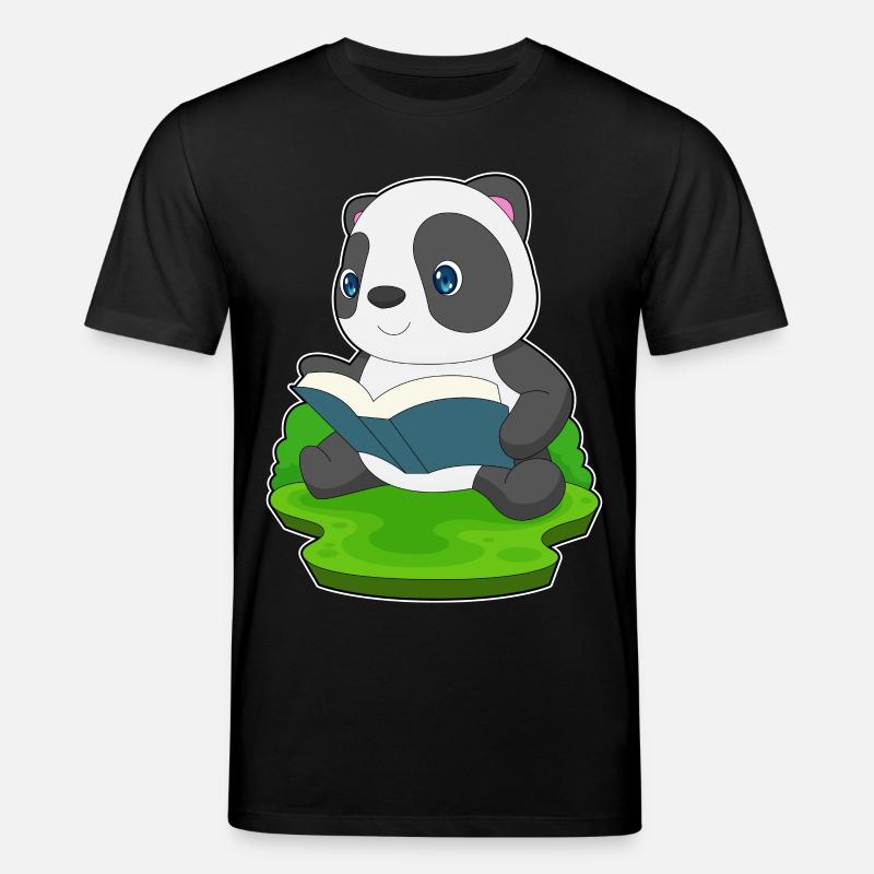Panda Buch - Stanley/Stella Unisex Bio-T-Shirt CREATOR  - Schwarz