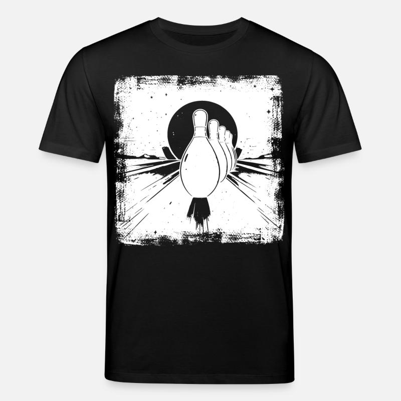 Bowling Pins - Stanley/Stella Unisex Bio-T-Shirt CREATOR  - Schwarz