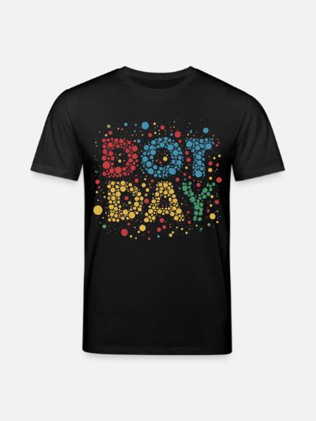 DOT DAY - Stanley/Stella CREATOR Unisex Organic T-Shirt - black