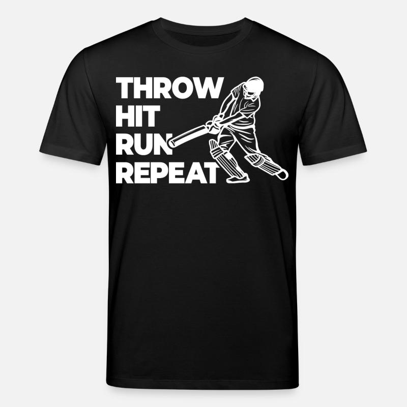 Throwing, hitting, repeating races - Stanley/Stella CREATOR Unisex Organic T-Shirt - black