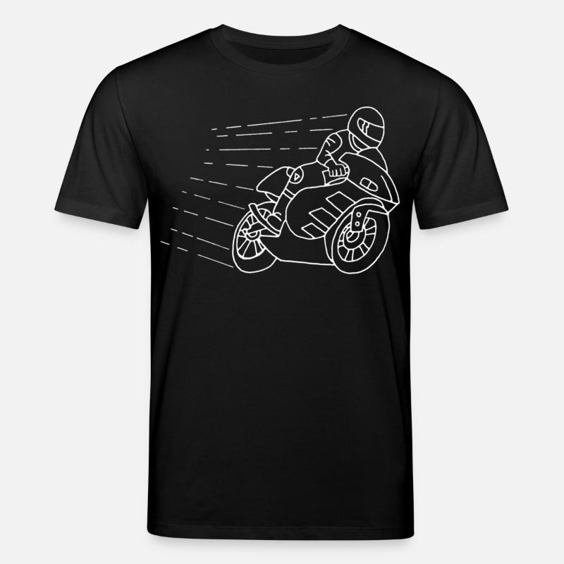 Das Gespenst des Bikers - Stanley/Stella Unisex Bio-T-Shirt CREATOR - Schwarz