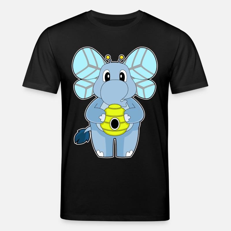 Elefant Biene - Stanley/Stella Unisex Bio-T-Shirt CREATOR - Schwarz