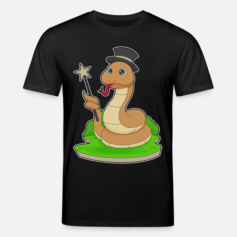 Serpent Sorcier Baguette - T-shirt bio CREATOR Stanley/Stella Unisexe - noir