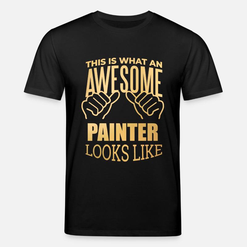 Maler - Stanley/Stella Unisex Bio-T-Shirt CREATOR  - Schwarz