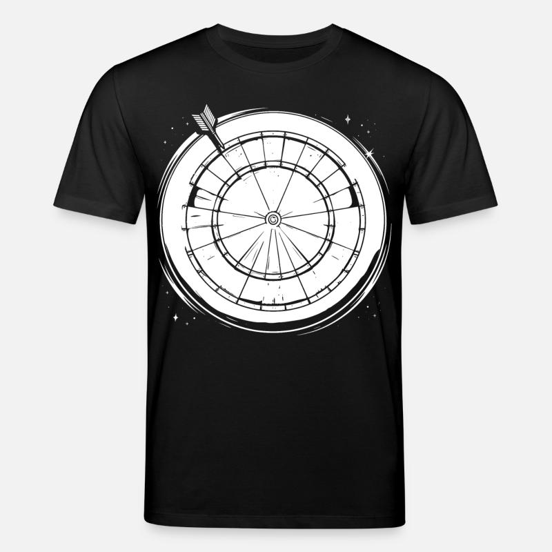 Dessin de fléchettes - T-shirt bio CREATOR Stanley/Stella Unisexe - noir