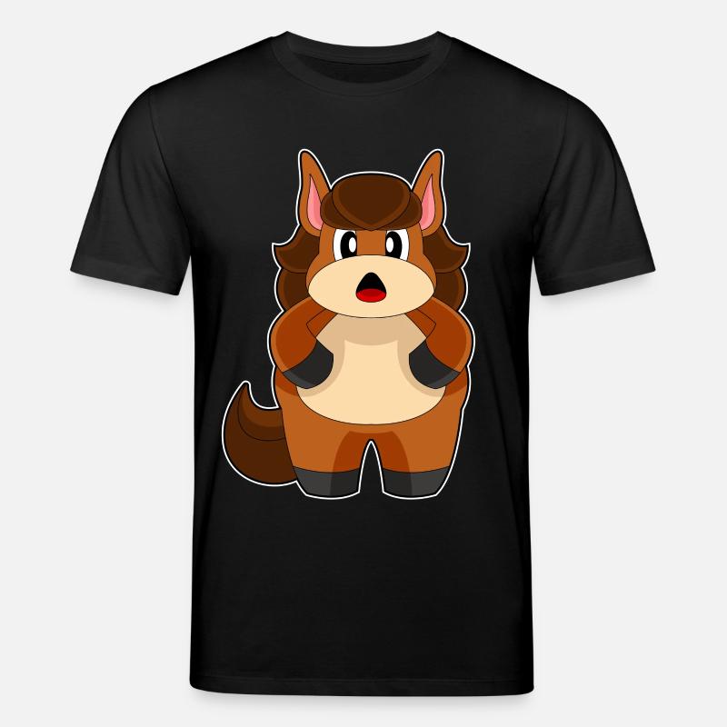 Pferd Dick - Stanley/Stella Unisex Bio-T-Shirt CREATOR  - Schwarz