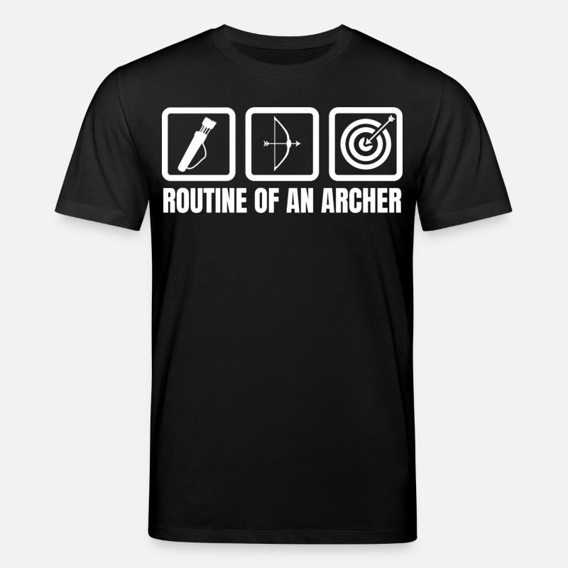 Routine d’un archer - T-shirt bio CREATOR Stanley/Stella Unisexe - noir