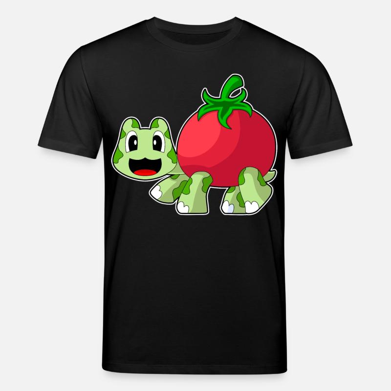 Turtle Tomato - Stanley/Stella CREATOR Unisex Organic T-Shirt - black