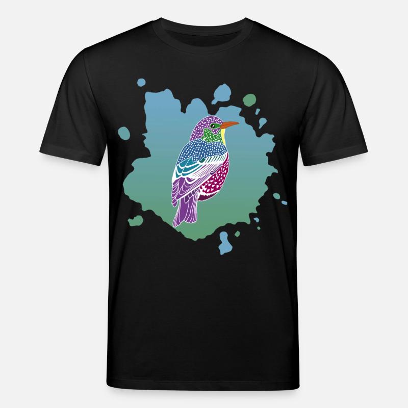 Traum von einem Vogel - Stanley/Stella Unisex Bio-T-Shirt CREATOR - Schwarz