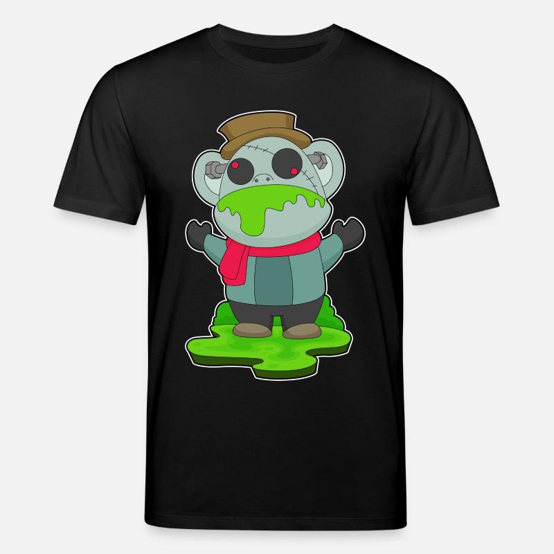Singe Halloween Zombie - T-shirt bio CREATOR Stanley/Stella Unisexe - noir