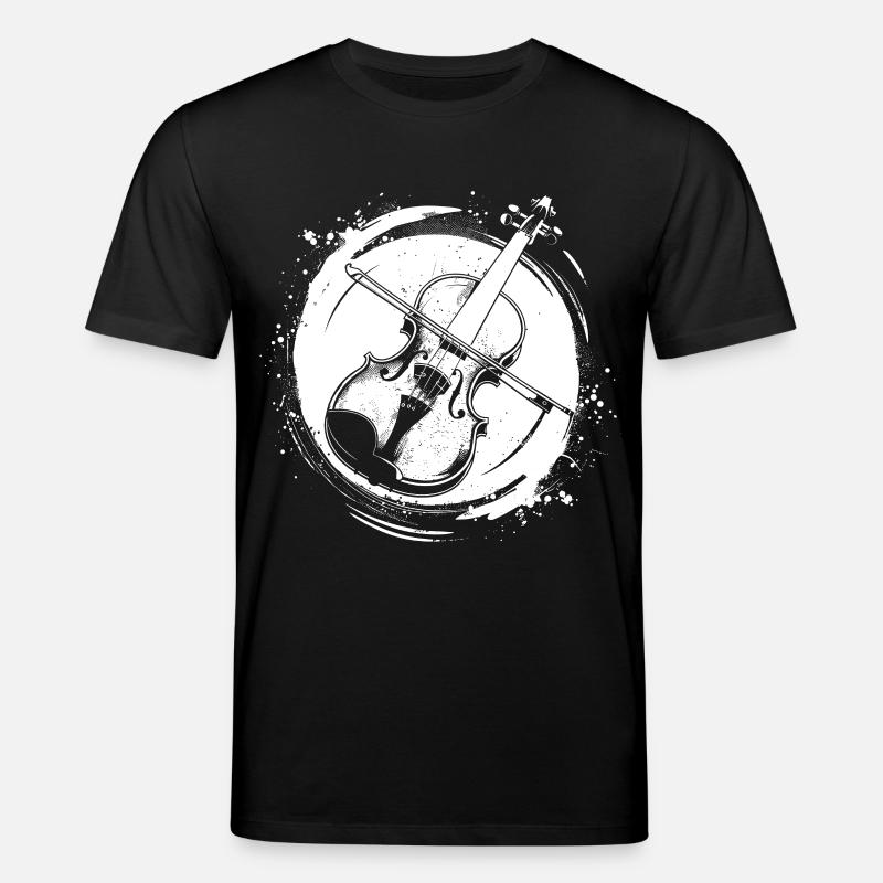 Violine - Stanley/Stella Unisex Bio-T-Shirt CREATOR  - Schwarz