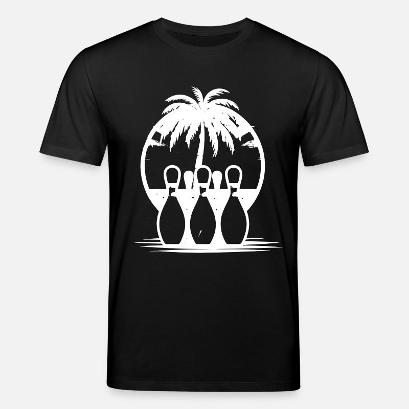 Graphiques de bowling - T-shirt bio CREATOR Stanley/Stella Unisexe - noir