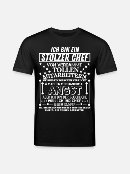 Stolt chef sjov gave til manager kontor - Stanley/Stella CREATOR økologisk unisex-T-shirt - sort
