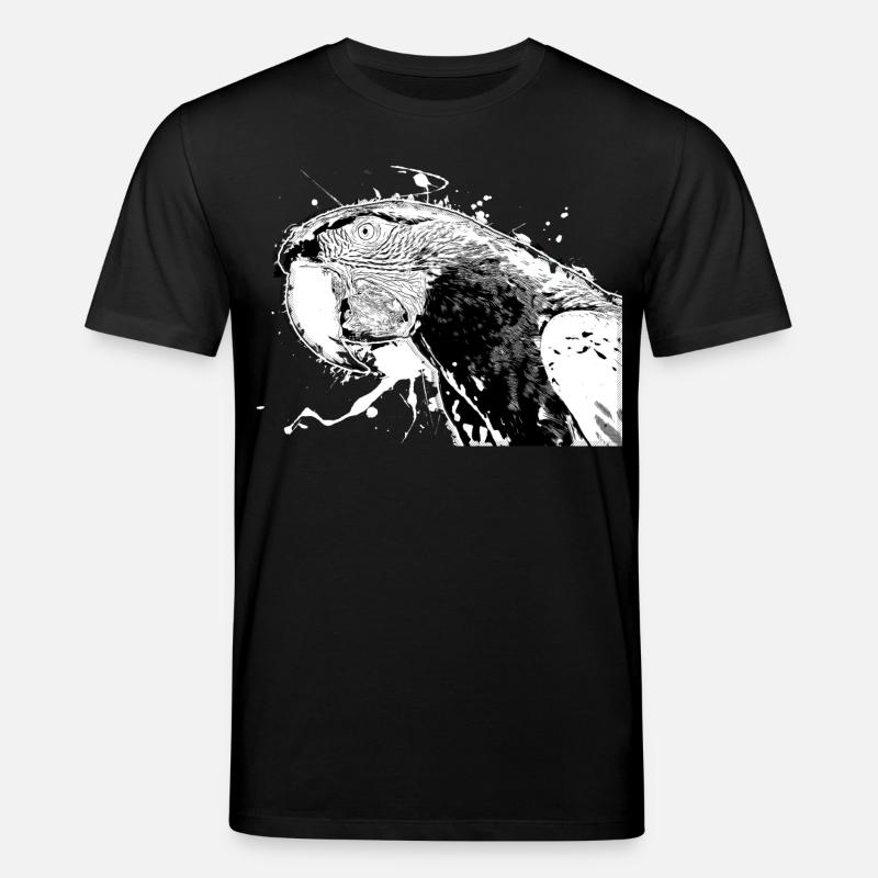 Papagei - Stanley/Stella Unisex Bio-T-Shirt CREATOR  - Schwarz