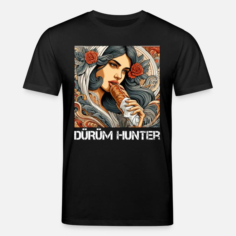Dürüm Jäger Kebab Geschenk - Stanley/Stella Unisex Bio-T-Shirt CREATOR  - Schwarz