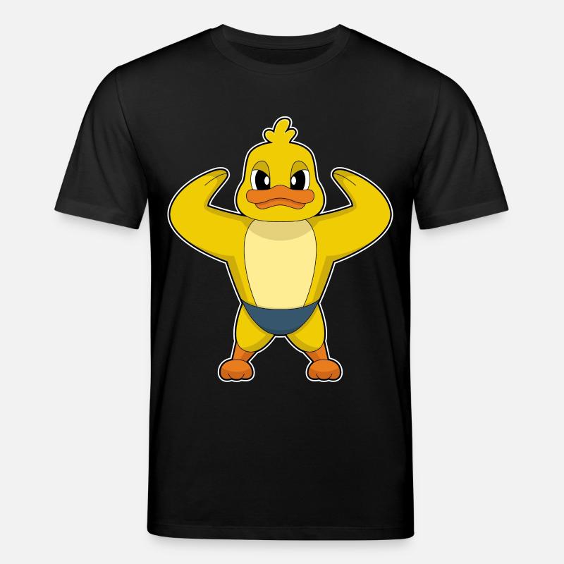 Duck Bodybuilder Musculation - T-shirt bio CREATOR Stanley/Stella Unisexe - noir
