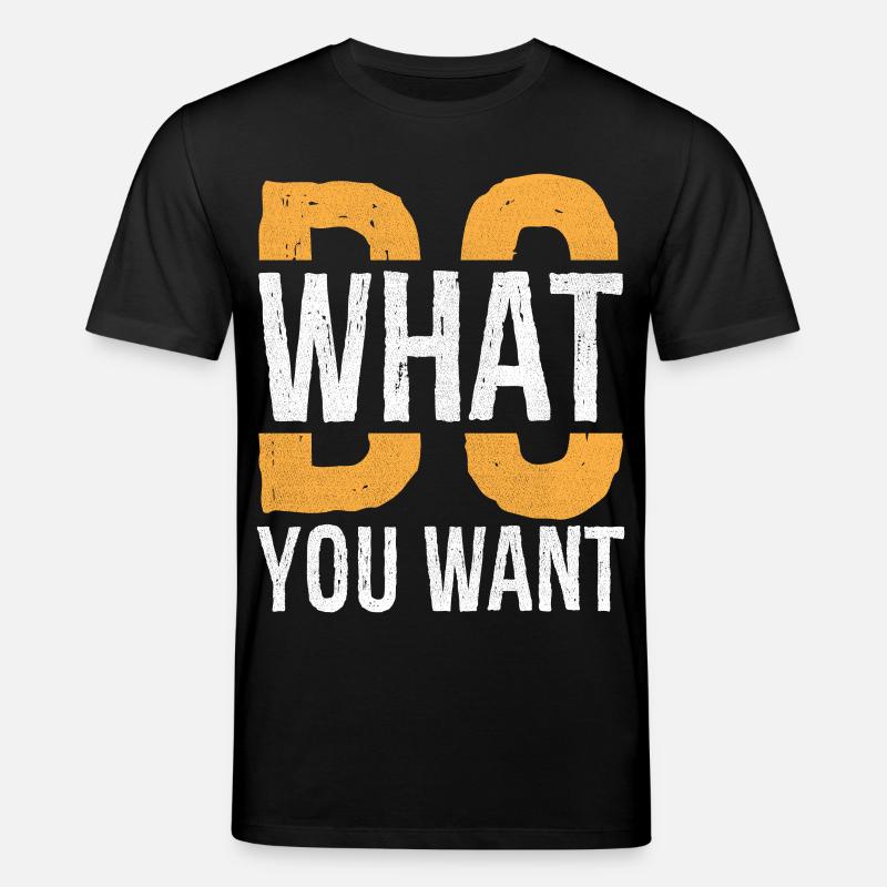 Faites ce que vous voulez - T-shirt bio CREATOR Stanley/Stella Unisexe - noir