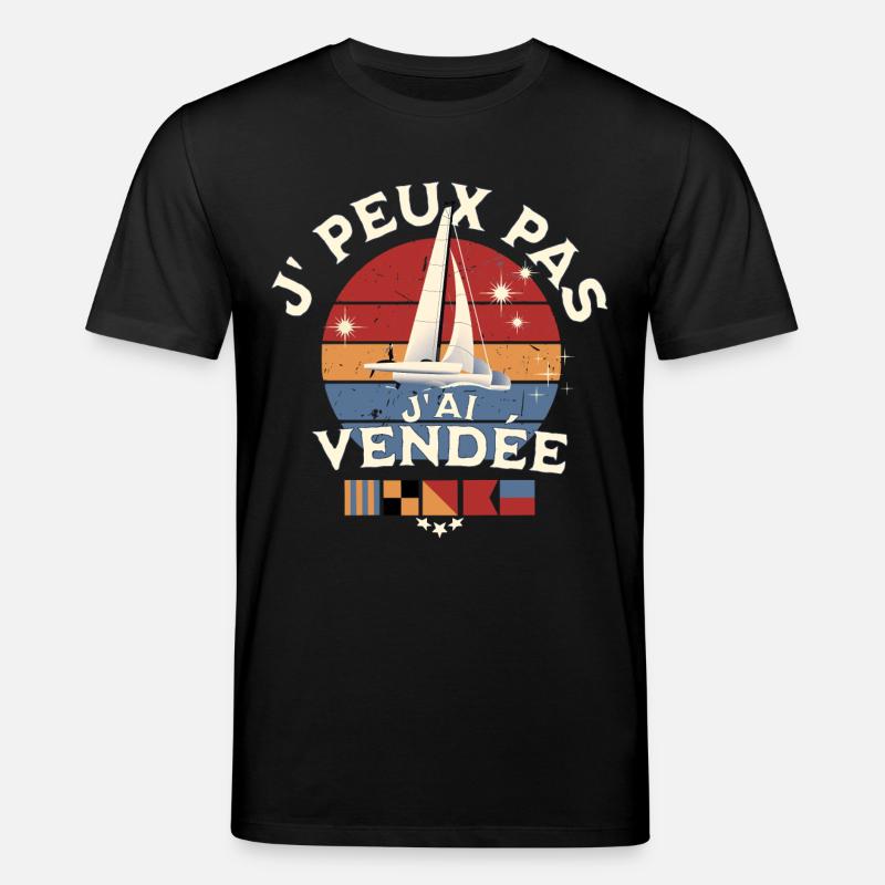 J'peux pas j'ai Vendée Glb - T-shirt bio CREATOR Stanley/Stella Unisexe - noir