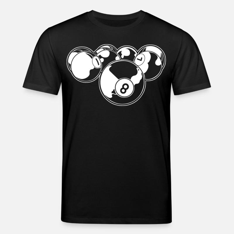 8 Ball Billard - Stanley/Stella Unisex Bio-T-Shirt CREATOR  - Schwarz