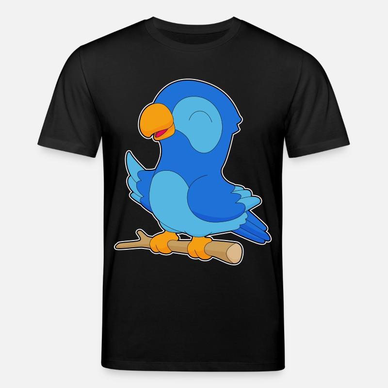 Branche de perroquet - T-shirt bio CREATOR Stanley/Stella Unisexe - noir
