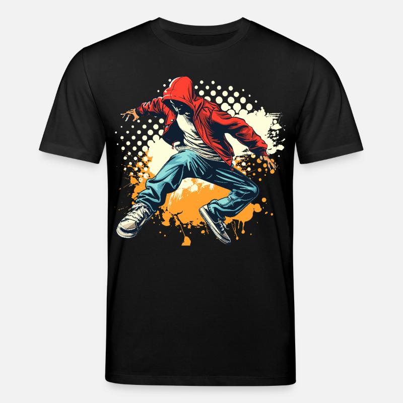 Graphique Breakdancer - T-shirt bio CREATOR Stanley/Stella Unisexe - noir