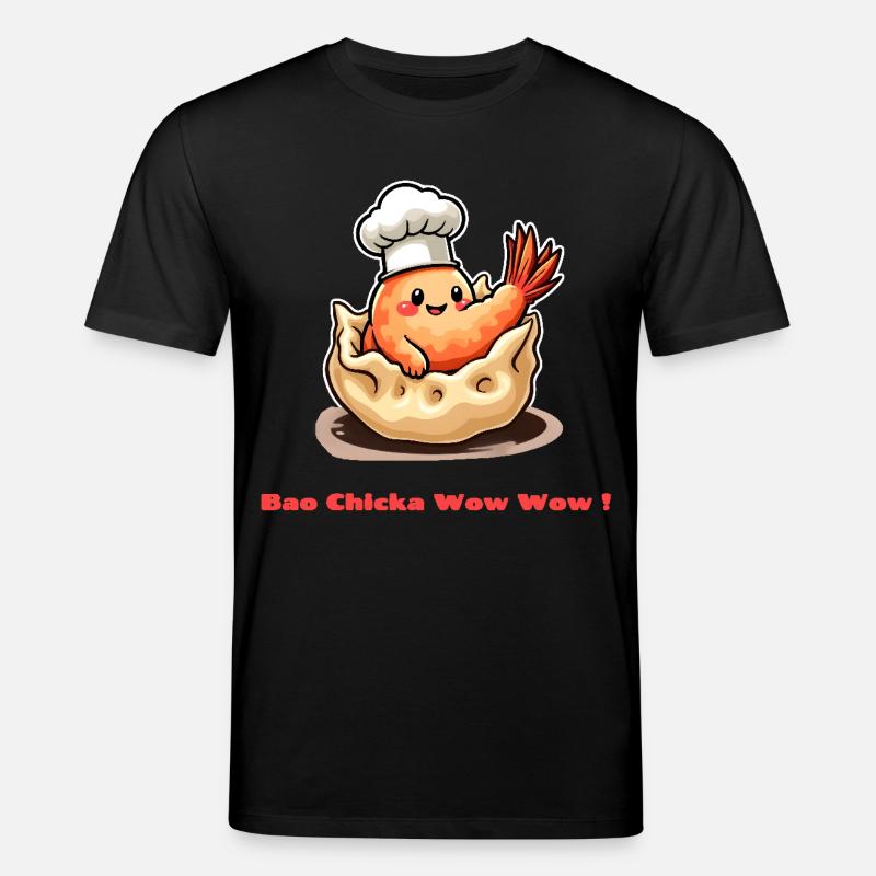 Shrimp Dumpling – Bao Chicka Wow Wow! - Stanley/Stella CREATOR Unisex Organic T-Shirt - black