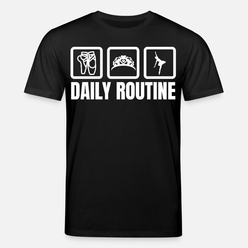 Routine quotidienne de la ballerine - T-shirt bio CREATOR Stanley/Stella Unisexe - noir