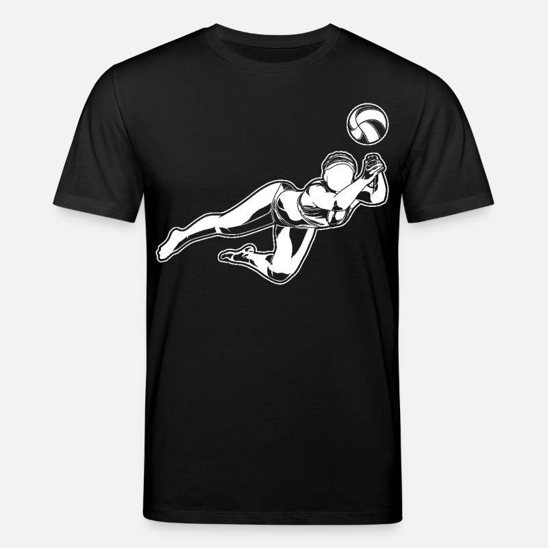 Beach Volleyball Mädchen - Stanley/Stella Unisex Bio-T-Shirt CREATOR  - Schwarz