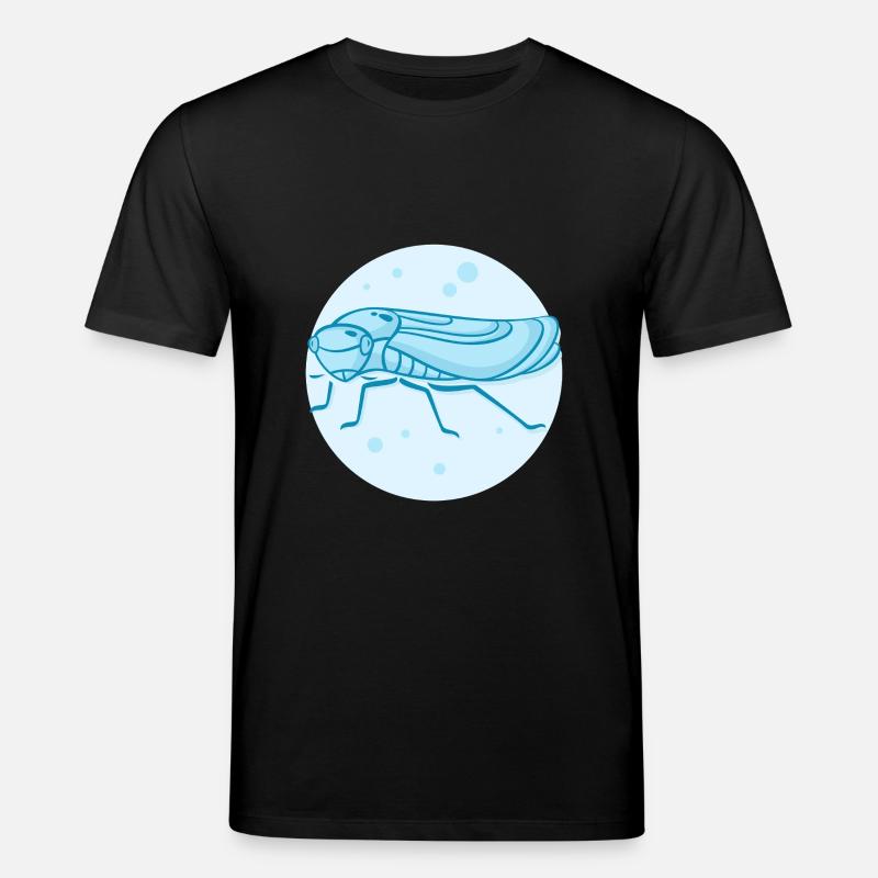 Lebendige Springende Zikade - Stanley/Stella Unisex Bio-T-Shirt CREATOR  - Schwarz