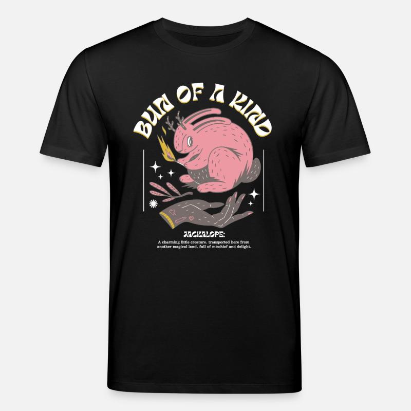 Jackalope mystique – Unique et magique - T-shirt bio CREATOR Stanley/Stella Unisexe - noir